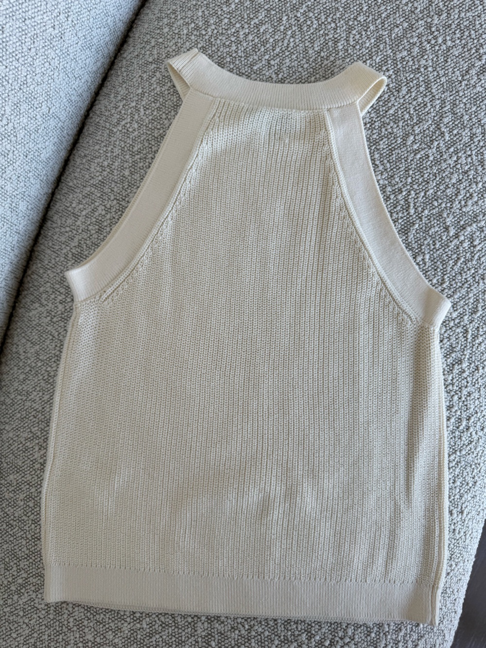 & Other Stories Knit Top White - Picture 3 of 3